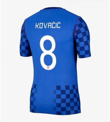 Kroatien Mateo Kovacic #8 Udebanetrøje VM 2026 Kortærmet
